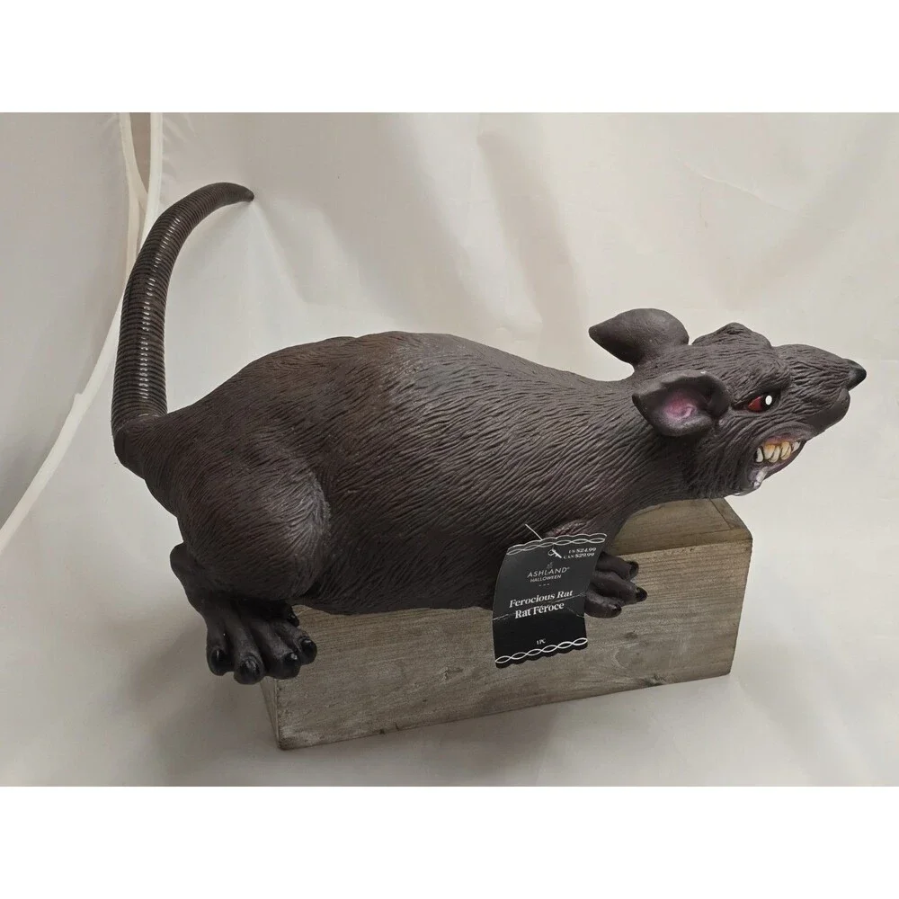 NEW Spooky Extra Large Ashland Halloween Ferocious Rat Prop Scary Haunted House